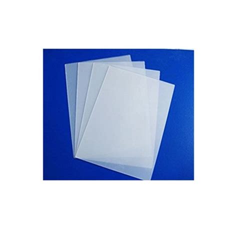 Transparent Lamination Sheet (A4), 125 Micron,100Pcs/Pck - 2 pcs ...
