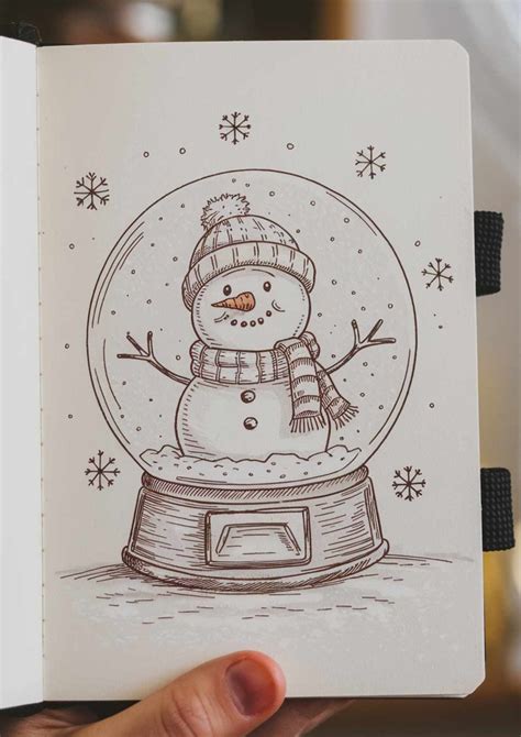 Best 13 70+ Winter Drawing Ideas – Cozy & Simple Winter Drawings to Try ...