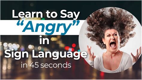 Image result for Sign Language Angry