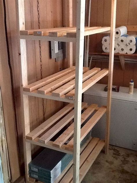 diy 2x4 shelves