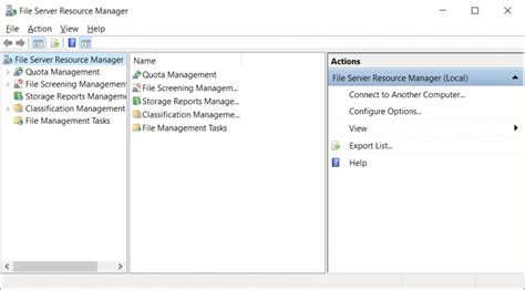 Image result for File Server Resource Manager Windows 1.0