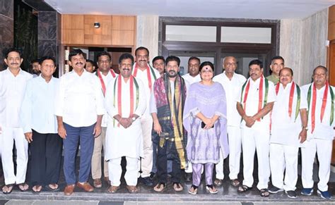 BRS suffers major setback, six party MLCs join Congress in Telangana