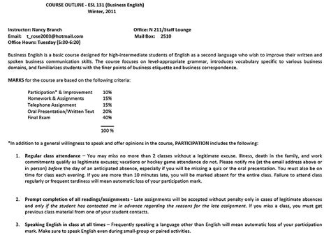 Image result for Course Outline Format