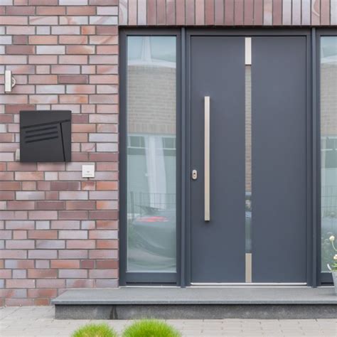 Buy modern steel mailbox with viewing window HERE