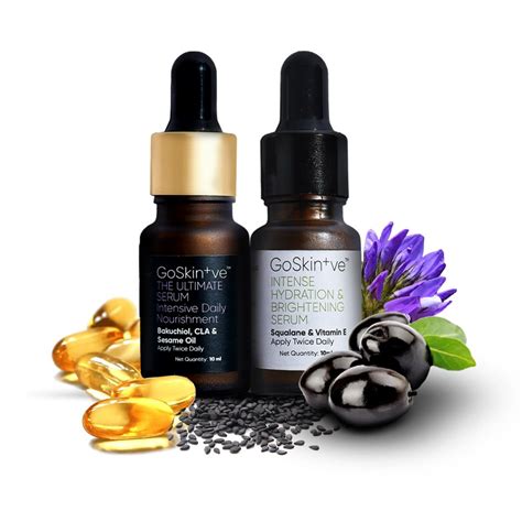 GoSkin+ve SkinRadiance Duo,Intense Hydration Brightening Face Serum ...