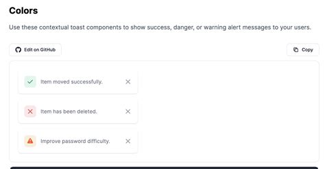 Toast Using React and Tailwind CSS 的图像结果