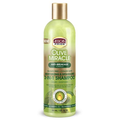 African Pride Olive Miracle Detangling Moisturizing Anti-Breakage ...