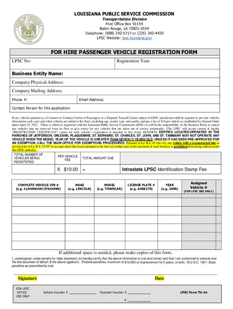 La renewal vehicle registration: Fill out & sign online | DocHub