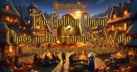 The Golden Omen - A Dungeons and Dragons One Shot Adventure — Natural ...