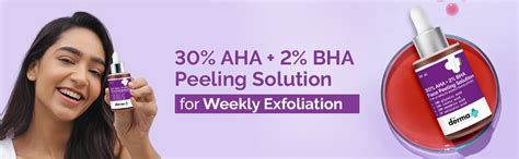 The Derma Co 30% AHA + 2% BHA Face Peeling Solution- 30 ml(dermaco ...