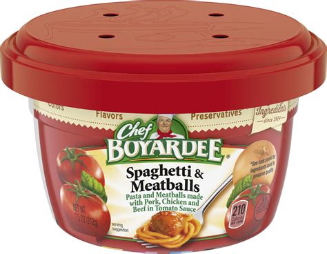Amazon.com : Chef Boyardee Spaghetti and Meatballs, 14.5 oz, 24 Pack ...