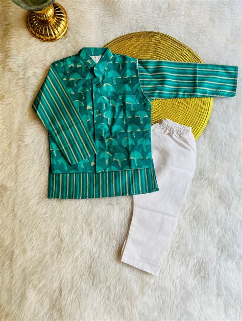 Prince Kurta jacket set up – Cuddles Joy