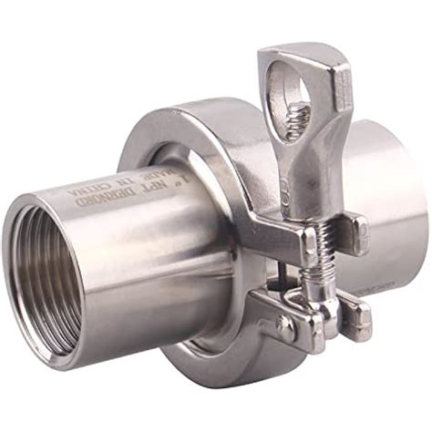 DERNORD 2 Pcs Sanitary Female Threaded Ferrule Pipe India | Ubuy