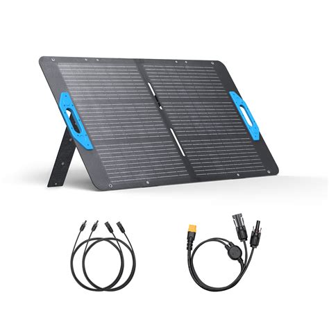 Anker SOLIX PS100 Portable Solar Panel Monocrystalline, MC4 output, IP ...
