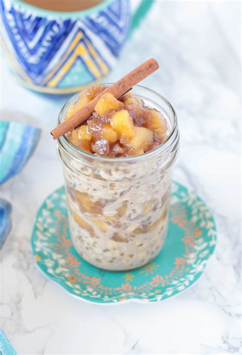 Apple Cinnamon Overnight Oats (Vegan) | Le Petit Eats