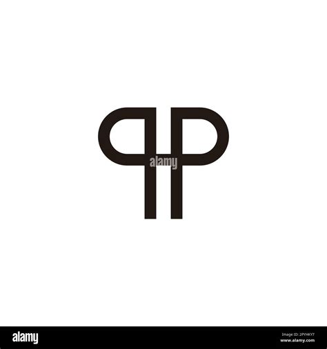 Letter q and p connect, outline geometric symbol simple logo vector Stock Vector Image & Art - Alamy