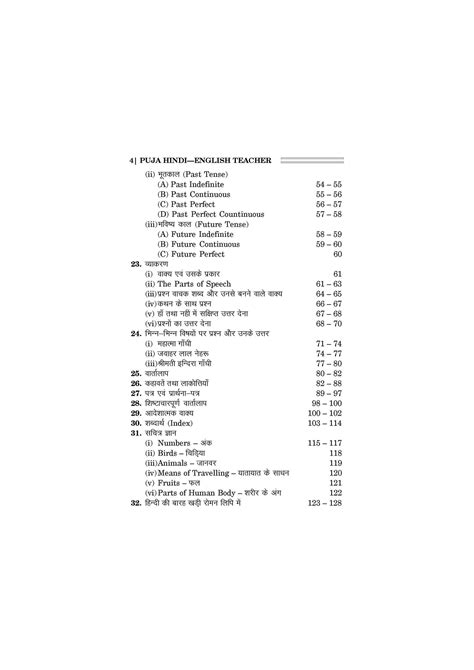 Puja Hindi-English Teacher | PUJA Publications | Navjeevan Printers ...