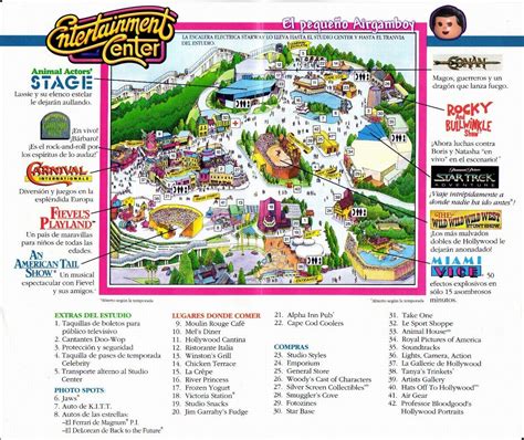Universal Studio Hollywood Map