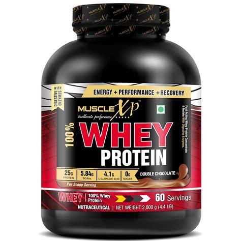 MuscleXP 100% Whey Protein (New WHEY Gold Standards) - 2Kg (4.4 lbs ...