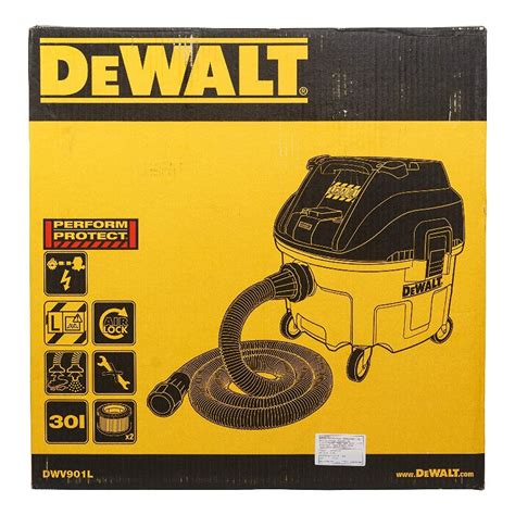 Dewalt 1400W, 30L, Dust Extractor (L Class), Dry (DWV901L-QS) – Halozon ...