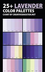 25+ Best Lavender Color Palettes with Names and Hex Codes | Lavender ...