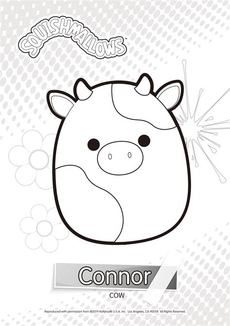 Squishmallow Coloring Pages Printable - Printable Word Searches