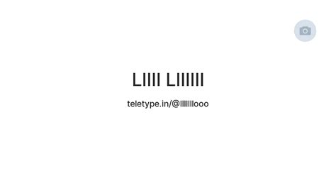 Lllll Lllllll — Teletype