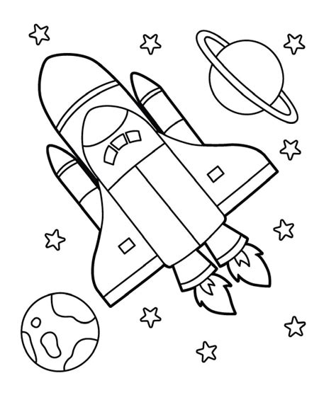Rocket coloring pages - ColoringLib