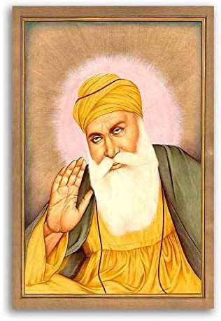 Tamatina Religious Art Canvas Painting | Guru Nanak dev ji| Sikhism ...