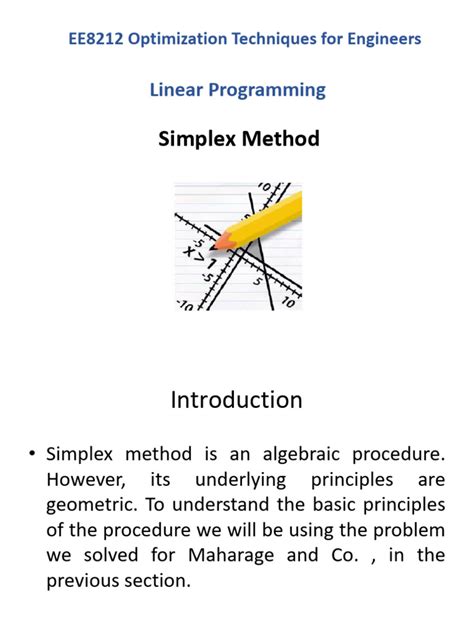 Image result for Simplex Method PDF