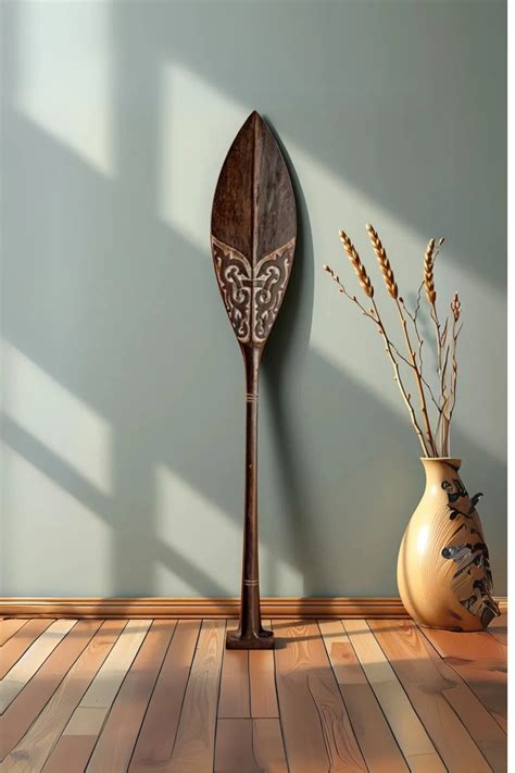Timor Tribal Hand Carved Antique Oar - Style 15 – Decorcorner