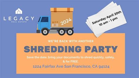 Free Shred Event - Bayview District, 1224 Fairfax Ave, San Francisco ...