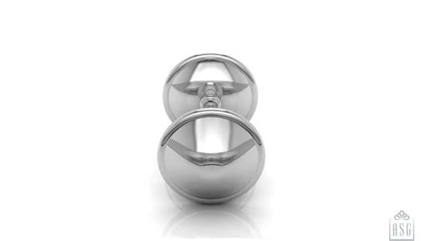 Sterling Silver Dumbbell Baby Rattle by Krysaliis