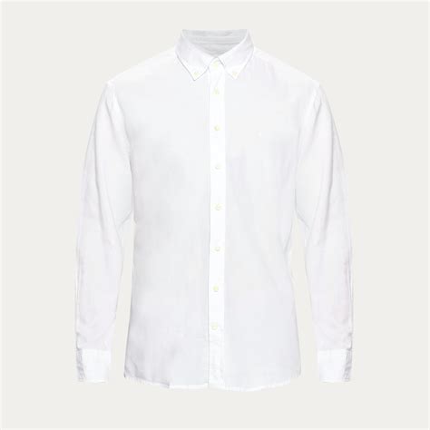 Buy Men White Solid Long Sleeve Casual Shirts Online - 444593 | The ...