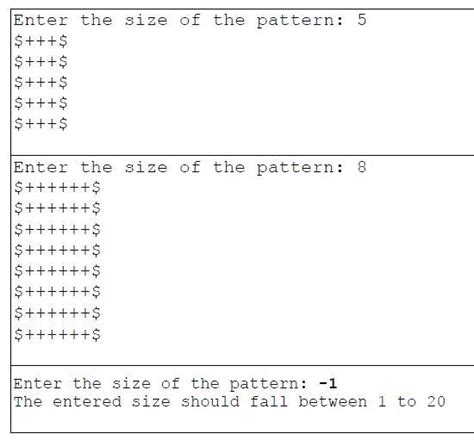 Image result for Square Pattern Program in Python