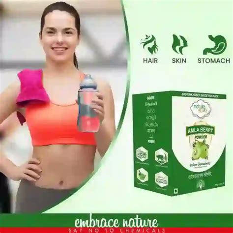 Nature Sure Amla Berry Powder For Skin, Hair and Gut - 100g – everteen ...