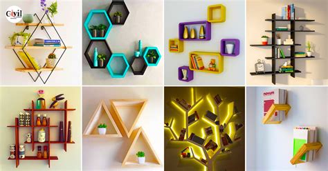 Artistic Cool Wall Shelves Ideas