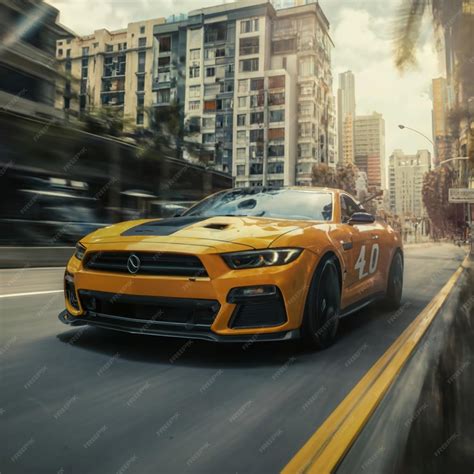 Premium Photo | Car racing in city road Epic Cinematic