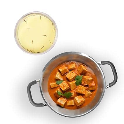 Allo CookSafe TriPly Stainless Steel Kadhai & Tope Set of 2 Combo Pcs ...