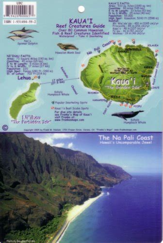 Franko's Kaua'i Reef Creatures Guide (fish card) : Franko's Maps, Frank ...