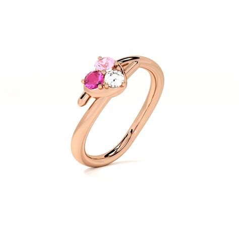 Rose light Rose Gold 925 Silver Ring – PALMONAS