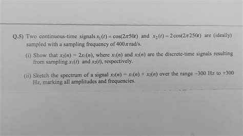 Find Two Different Continuous-Time Signals 的图像结果
