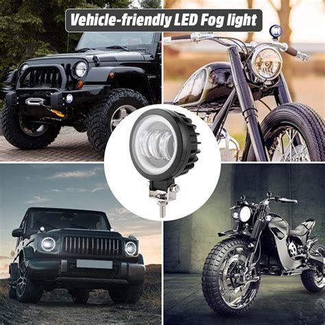 Allextreme Car 3 LED Lamp Headlight 40 Watt Driving Headlamp High Low ...