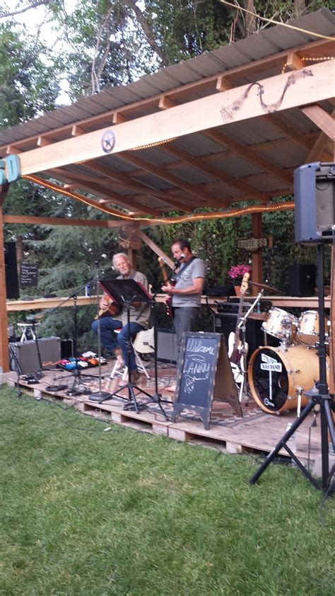 Loading... | Outdoor stage, Outdoor, Backyard