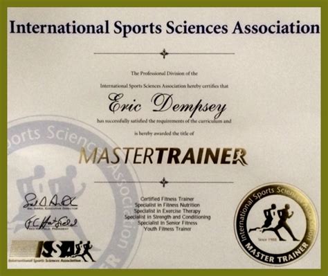 Image result for Issa Certification Sample Certificate