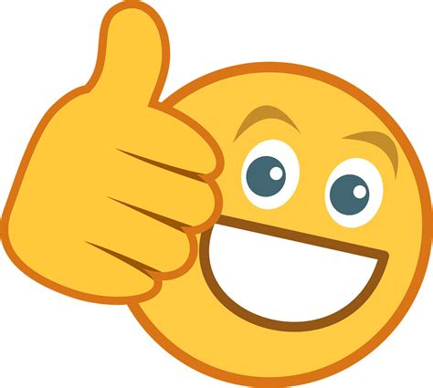 Thumbs up emoji transparent laughing meme transparent - rectolf