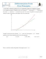 Image result for Differentiation Understanding First Principle