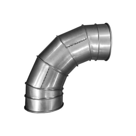 Us Duct US Duct Clamp Together 90 Deg Elbow 2.5 CLR, 10" Diameter, SS ...