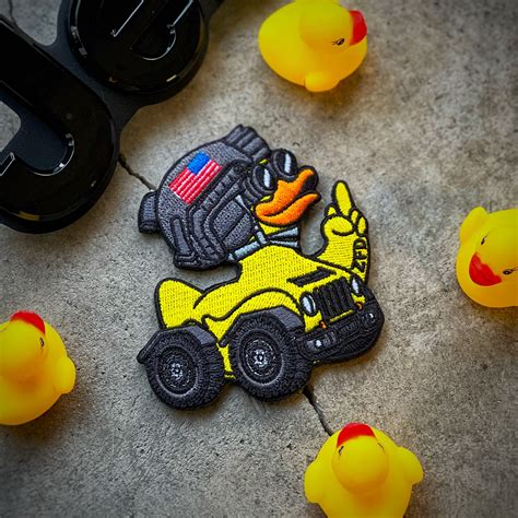 ZFD® Jeep Rubber Duck Patch - V1 Yellow | DUMP BOX