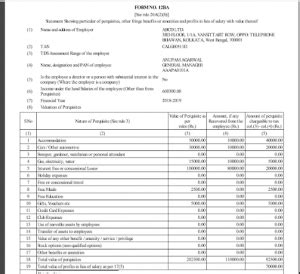 ITR 2 Salary Break-up AY 2019-20 – Details for New ITR-2 Filing